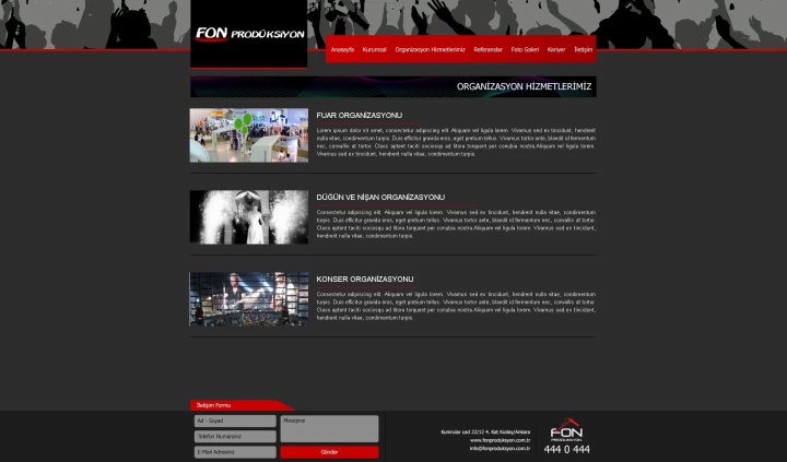 UX Ajans Yazılım ve Medya Hizmetleri Fon Prodüksiyon, Web Yazılım ve Web Tasarım Projesi-3