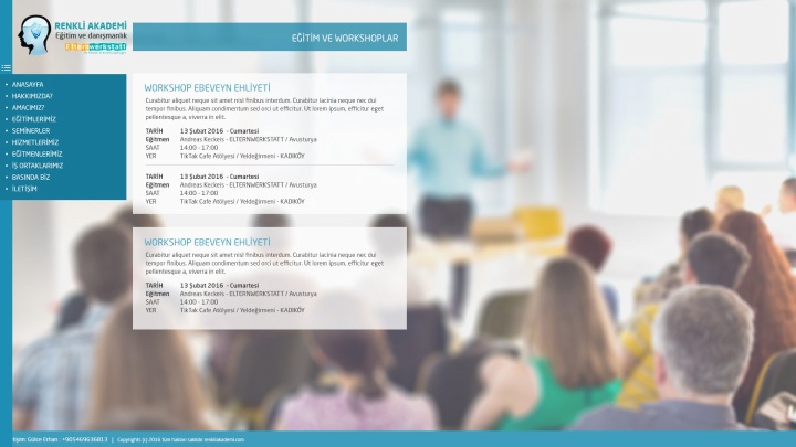 UX Ajans Yazılım ve Medya Hizmetleri Ebeveyn Ehliyeti, Web Tasarım ve Web Yazılım Projesi-3