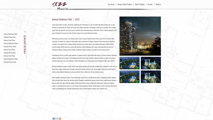 UX Ajans Yazılım ve Medya Hizmetleri Sezz Mimarlık, Web Site Yazılım ve Tasarım Projesi-3