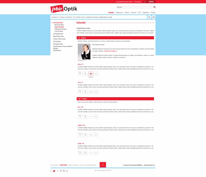 UX Ajans Yazılım ve Medya Hizmetleri İşbir Optik, Web Tasarım ve Yazılım Projesi-3