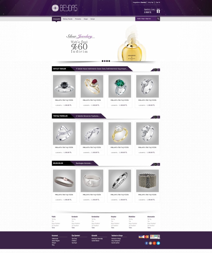 UX Ajans Yazılım ve Medya Hizmetleri Beydaş Takı, E-Ticaret Yazılım Projesi-2