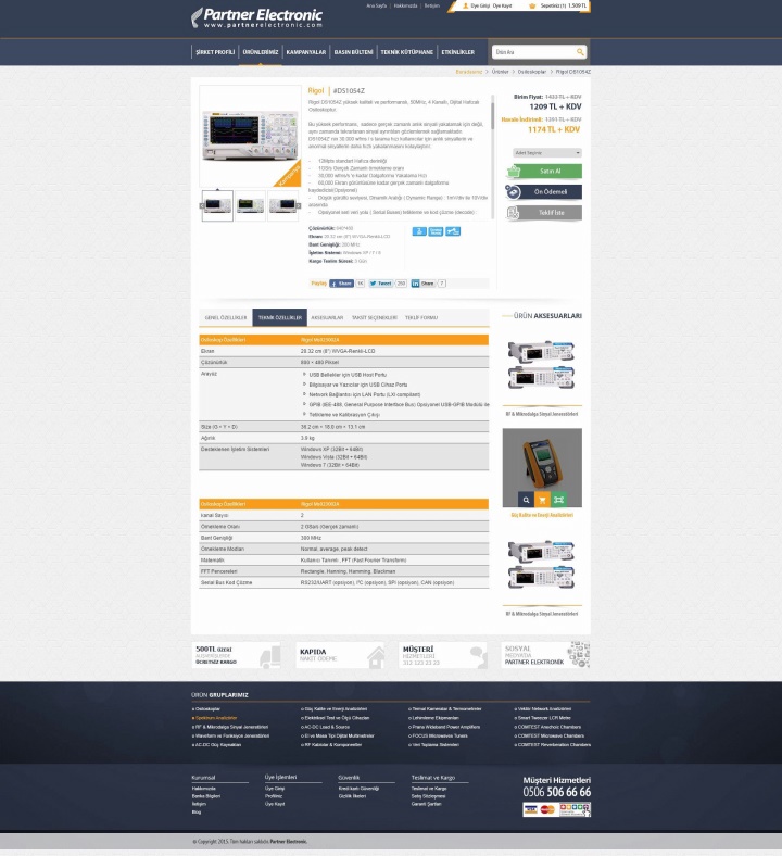 UX Ajans Yazılım ve Medya Hizmetleri Partner Elektronik, E-Ticaret ve Web Tasarım Projesi-3