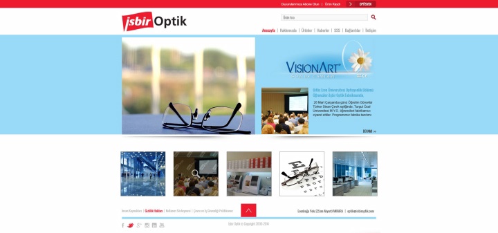 İşbir Optik Web Tasarım ve Yazılım Projesi