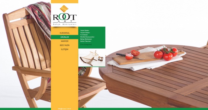 UX Ajans Yazılım ve Medya Hizmetleri Root Art Mobilya, Web Site Yazılım Projesi-2